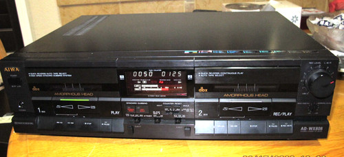 Aiwa wx808 stereo - aiwa, cassette