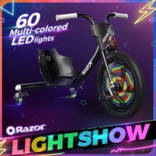 Razor Trike RipRider 360 Lightshow Outdoor Tricycle Bike - Age 5+