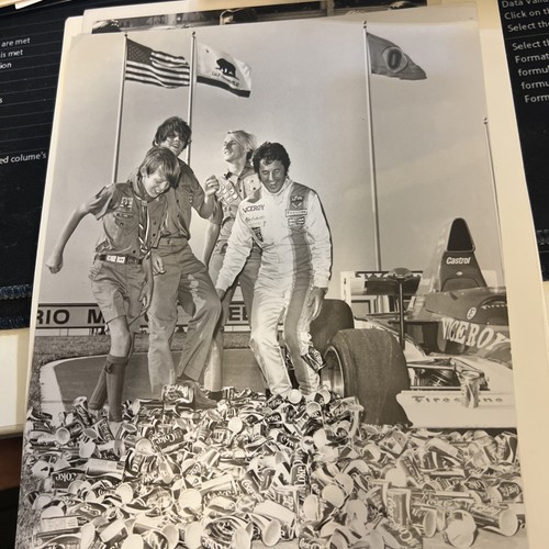 Vintage mario andretti race - mario,