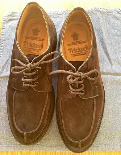 Tricker stuart brown - tricker's, suede