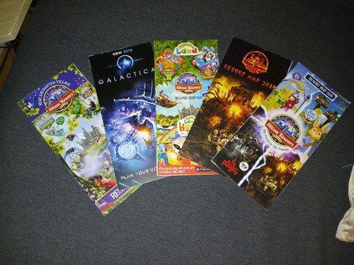 Alton towers year map bundle - 5,