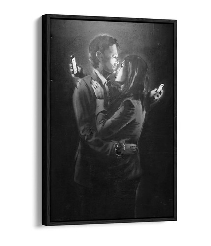 Banksy mobile lovers float - banksy, -float