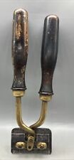Antique Horse Cattle Hand Held Clippers Prince Of Wales Brass Farm Equestrian