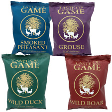 Taste of Game Crisps - Mixed Case 4 Flavours - Case Size 24x40g