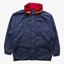 Vintage 90s Men's Nautica Faded Navy Sailing Jacket, Y2K Yacht Retro Windbreaker
