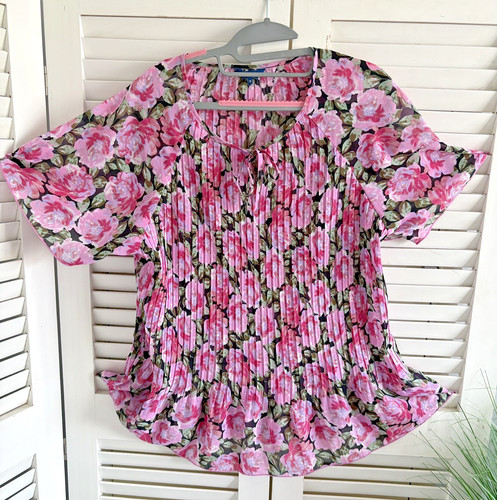 Cotton traders pink floral - traders,