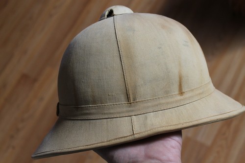 Army model 1881 sun helmet - model,