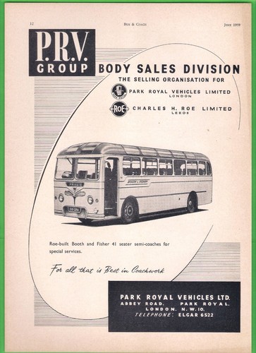 Old bus mag advert - 1959,