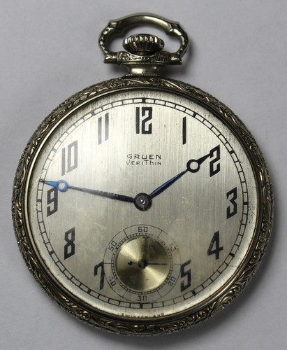 Gruen veri thin - 43mm, gold