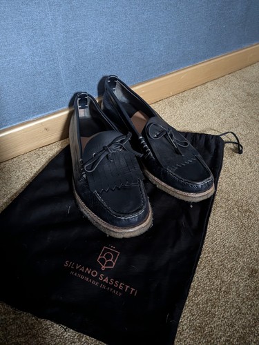 Mens navy loafers - navy,