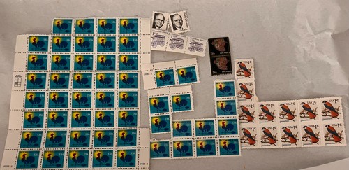 Vintage postage stamps lot