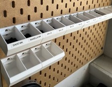 IKEA Skadis White Tray Containers Trays