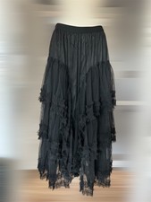 Brand New Fashion Tulle Layered Mesh Maxi Skirt UK Size 10 12 14