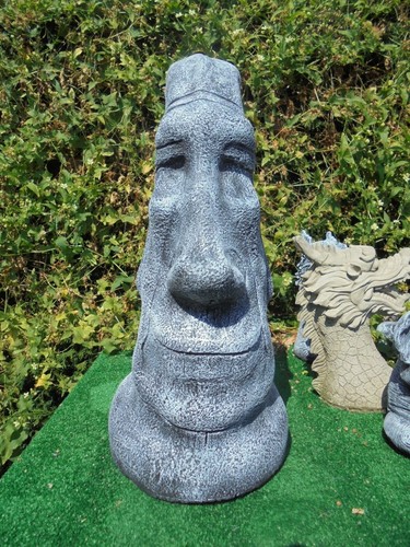 Easter island head concrete - head,