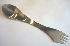 CAMPING KNIFE FORK SPOON ALL IN ONE STAINLESS STEEL HEAVY DUTY EXTREME SPORK