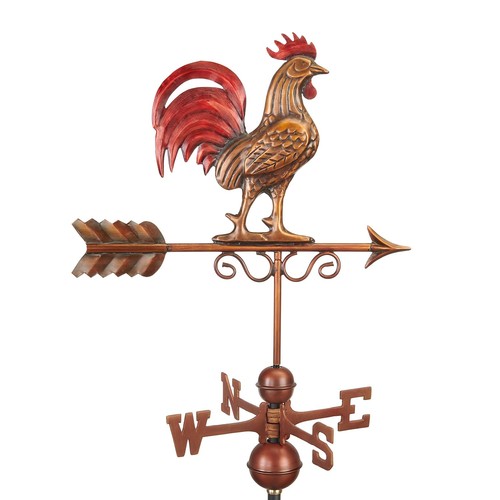 Red rooster weathervane pure - weathervane,