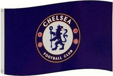 Chelsea FC Core Crest 5x3ft Flag