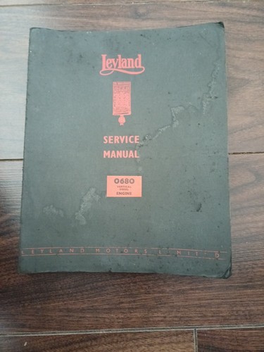 Leyland service maual - maual, 0680
