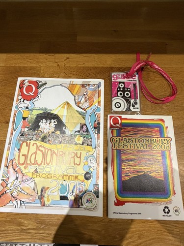 Glastonbury 2005 programme 2 - glastonbury,