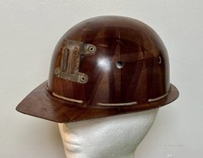 Vintage Campbell TEXOLEX Miner's Helmet size 6 3/4 or Metric 55