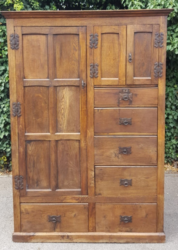17th century oak combination - 17th,