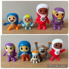 Go Jetters Mega Figurine PlaySet CBeebies Toys x9 Figures - Cake Toppers 