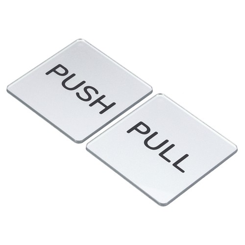 4pcs push pull door sign - 4pcs,