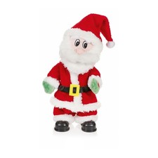 45cm animated musical santa - 45cm,