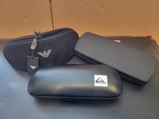 Designer glasses cases (3) - Giorgio Armani, FCUK & Quiksilver