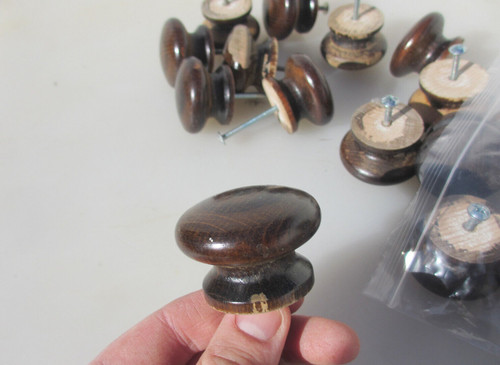 Retro wooden cupboard knob - cupboard,