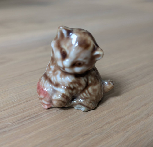 Vintage wade whimsie kitten - vintage,