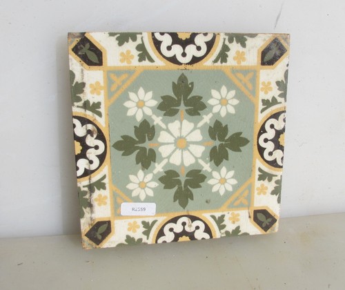 Antique floor tile ceramic - floor,