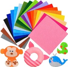 60pcs Craft Felt Fabric Sheet