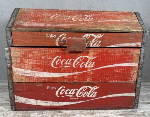 Vintage coca cola wooden - coca,
