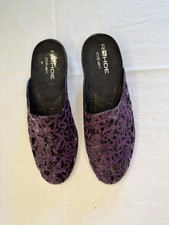 Rohde Purple Black Slip On