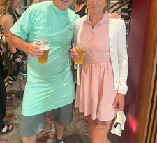 rocky horror costume Janet Weiss fancy dress pink lady uk 8 top shop