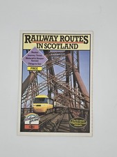 Railway Routes in Scotland 1984 – British Rail Fold-Out Map – InterCity 125