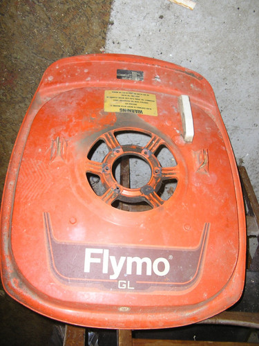 Flymo 19in petrol hover - gl,