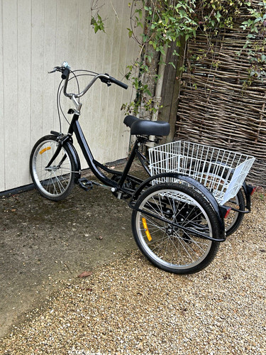 Black adult wheel tricycle - adult, 3-wheel