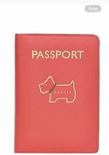 Radley Lava Heritage Dog Outline Passport Cover - RRP £ 49