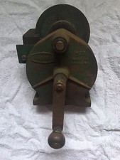 VINTAGE FABREX HAND BENCH GRINDER 4” Wheel.PICK UP ONLY BB8 COLNE LANCASHIRE 