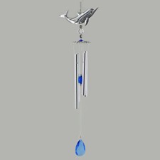 Dolphin Wind Chime Silver &