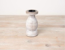 RUSTIC WASHED CANDLE HOLDER