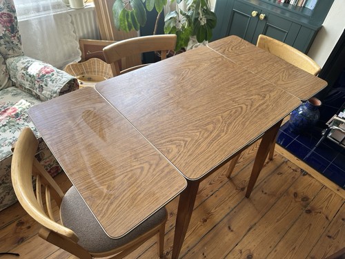Formica extending table - extending, and