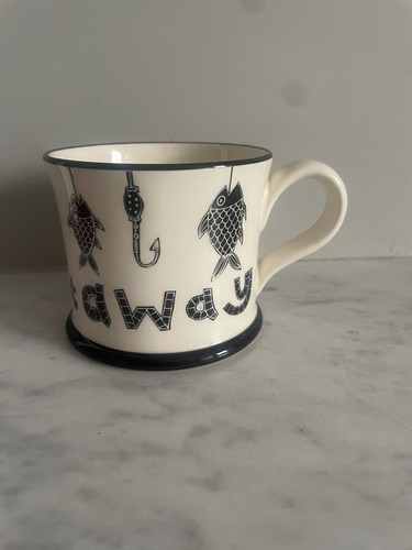 Moorland pottery mug fish - mug,