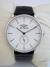 ROTARY MENS LES ORIGINALES KENSINGTON WATCH GS90050/02 STAINLESS STEEL GENUINE