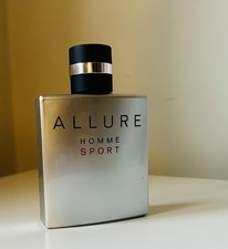 Empty 100ml Chanel Allure Homme Sport Bottle Authentic