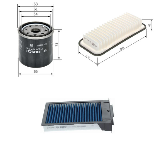 Service kit for citroen 0 - service, c1