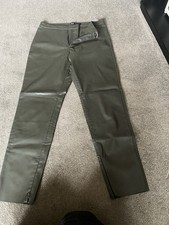  Ladies Faux Leather Trousers