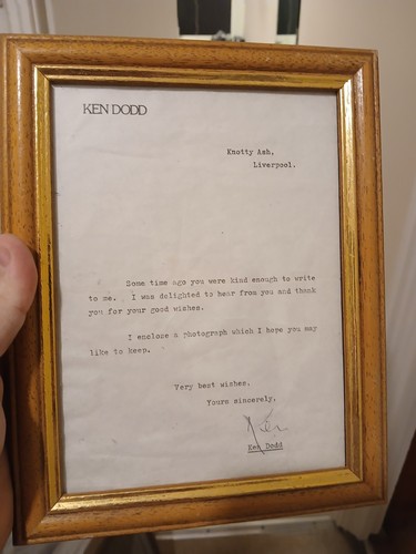 Ken dodd original hand signed - ken,